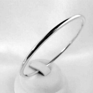 Pulsera esclava MACIZA 10grs media Caña 4mm - Plata 925